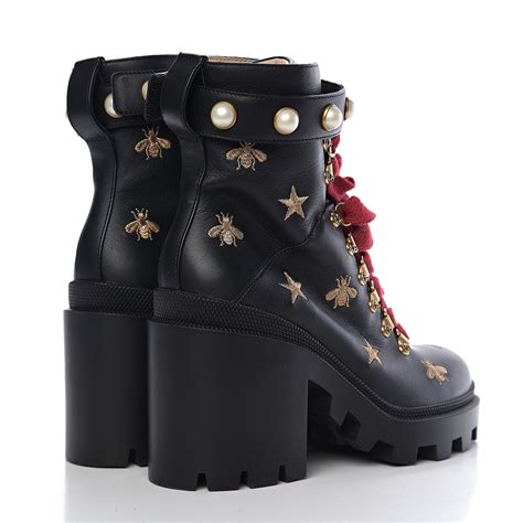 gucci bee star ankle boots